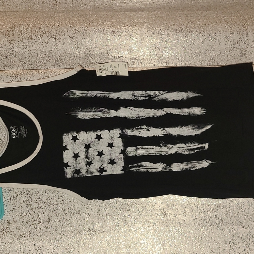 NWT American Flag Tank Top Size XL